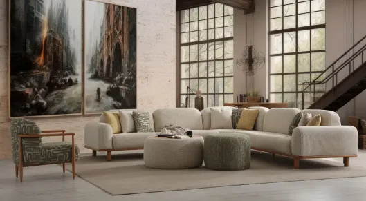 Product img 1, Trend Bohem Yataklı Köşe Koltuk Takımı